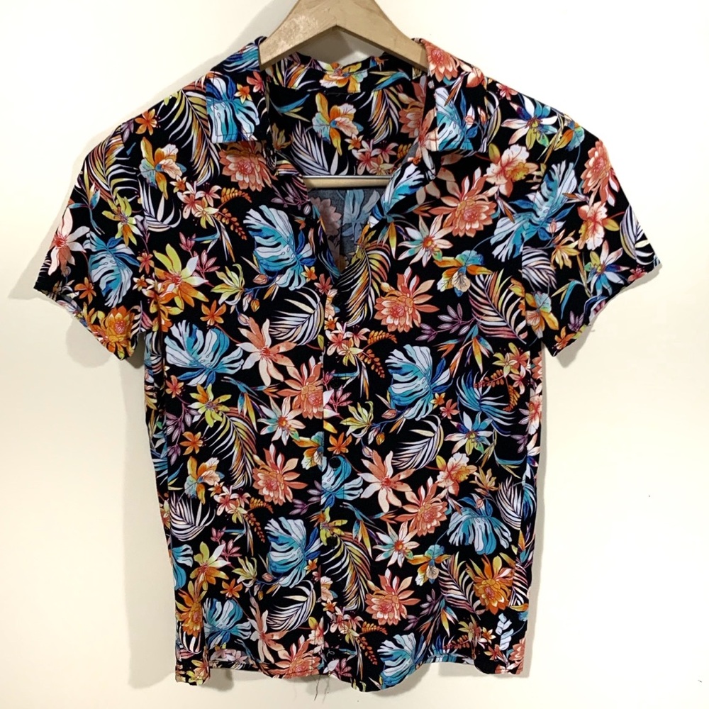 Floral Button Down